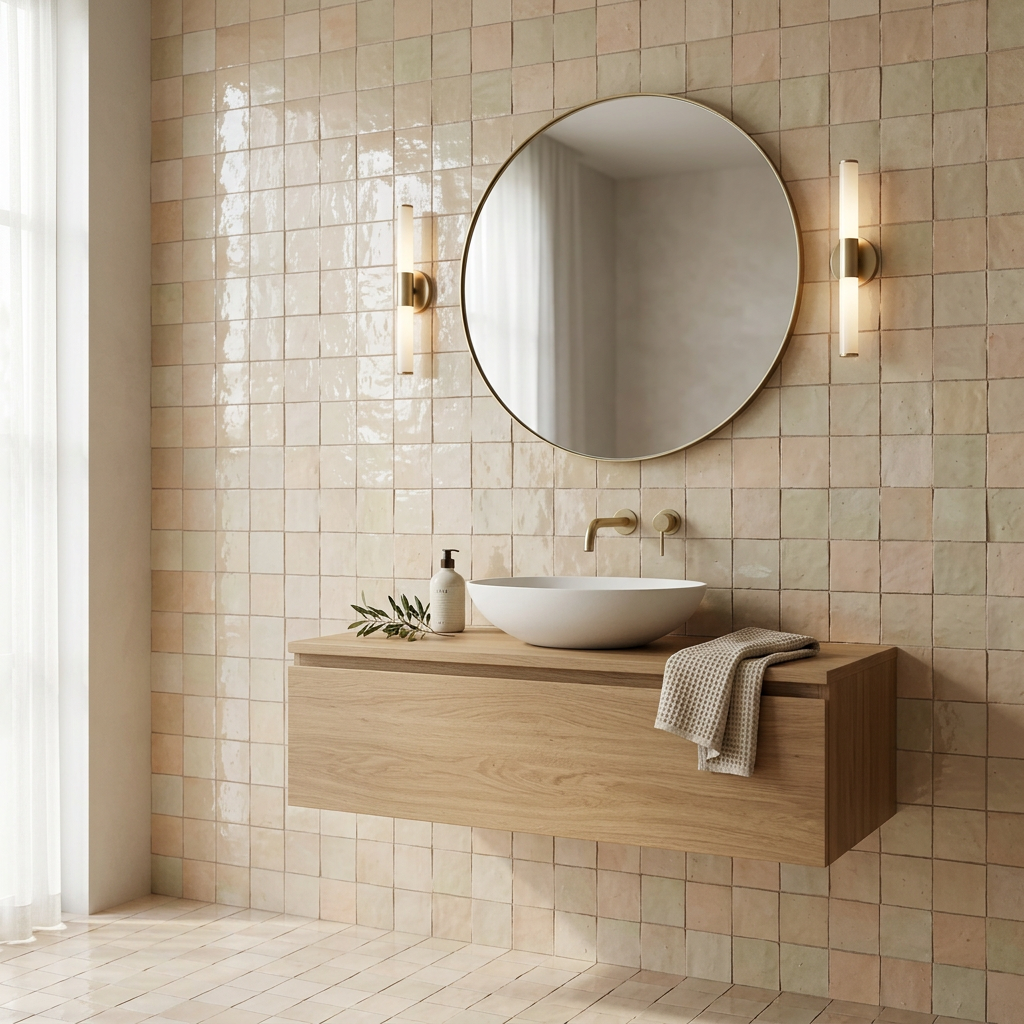Tile visualized in a bathroom