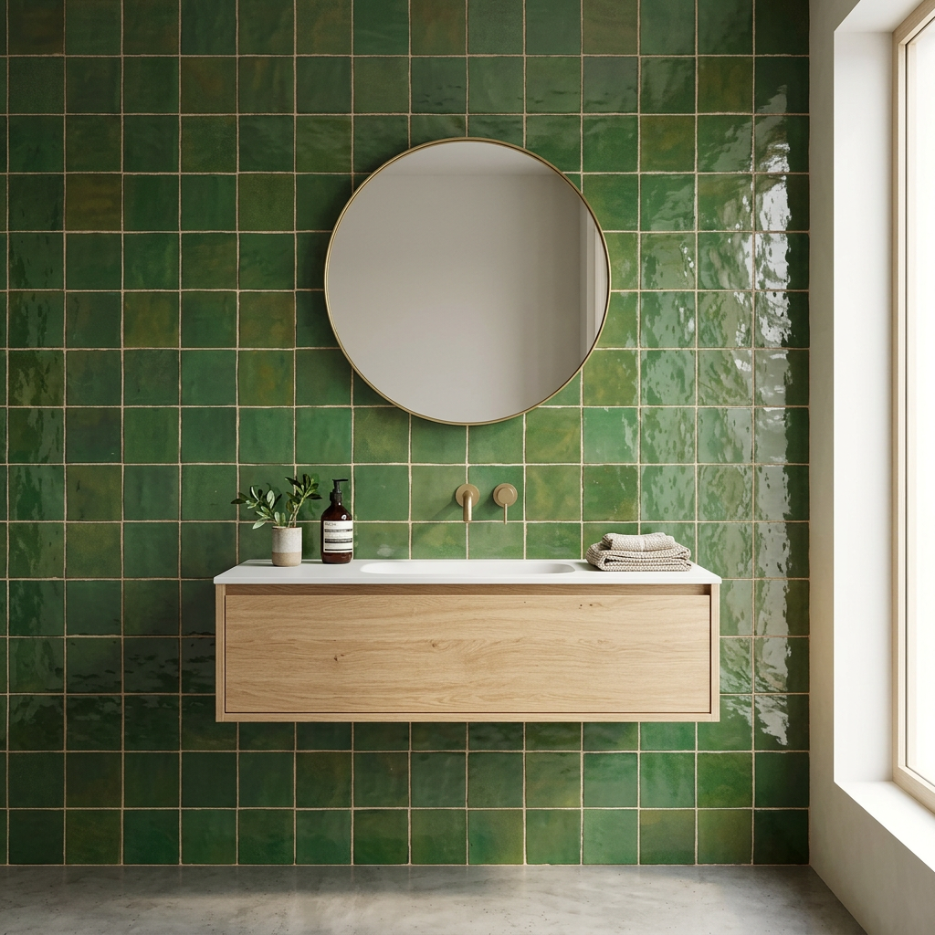 Tile visualized in a bathroom