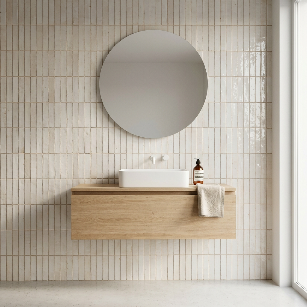 Tile visualized in a bathroom