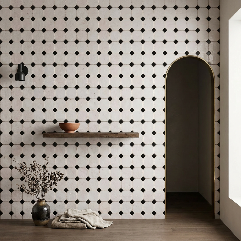 Tile visualized in a bathroom