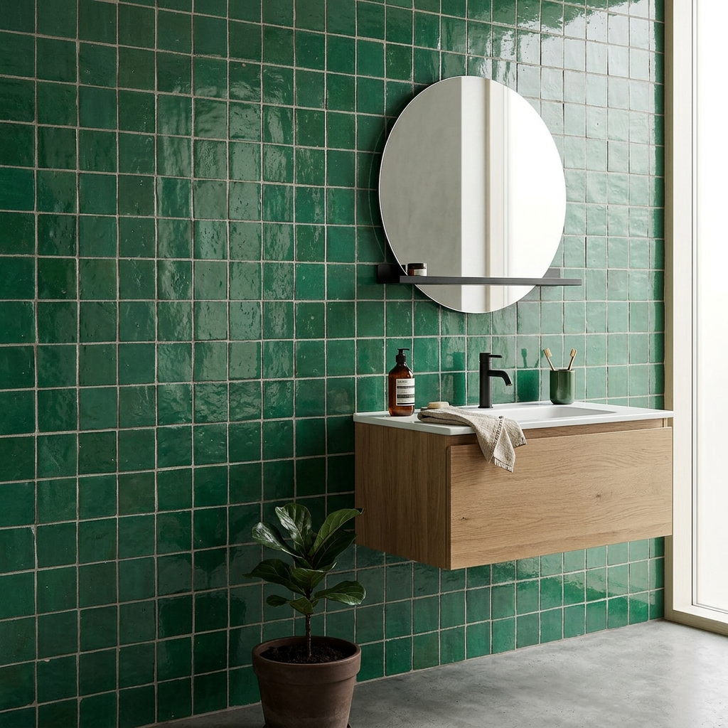 Tile visualized in a bathroom