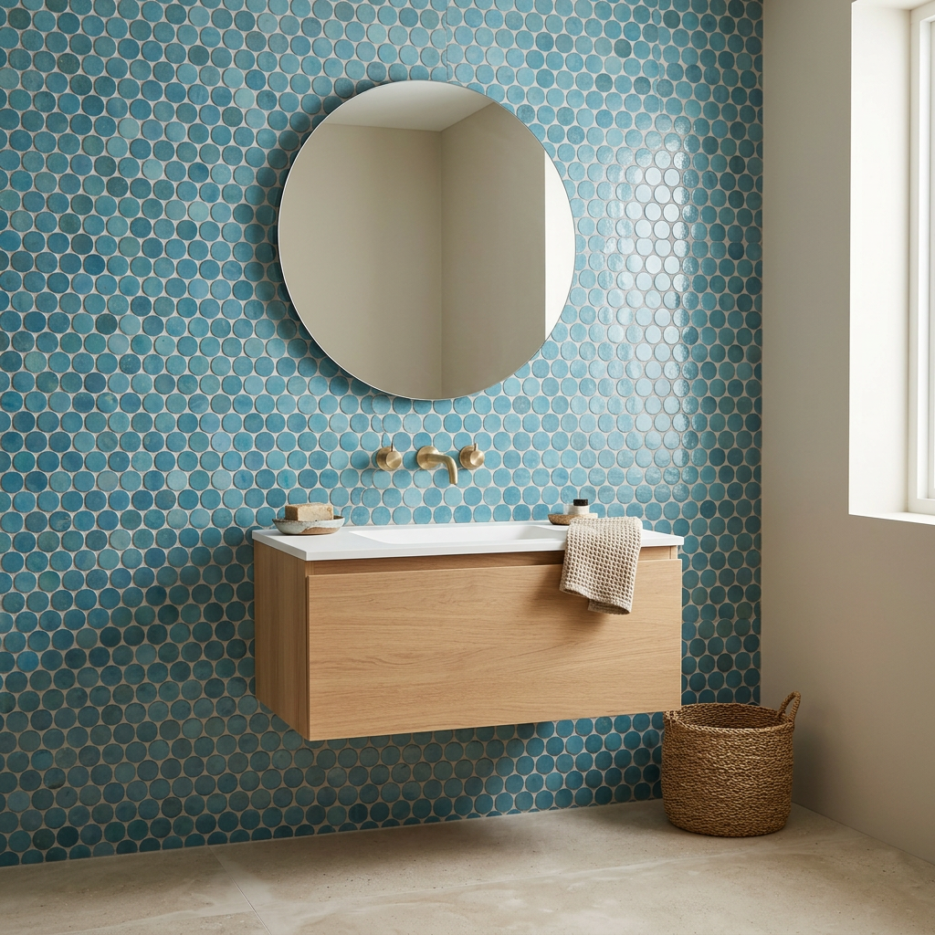 Tile visualized in a bathroom