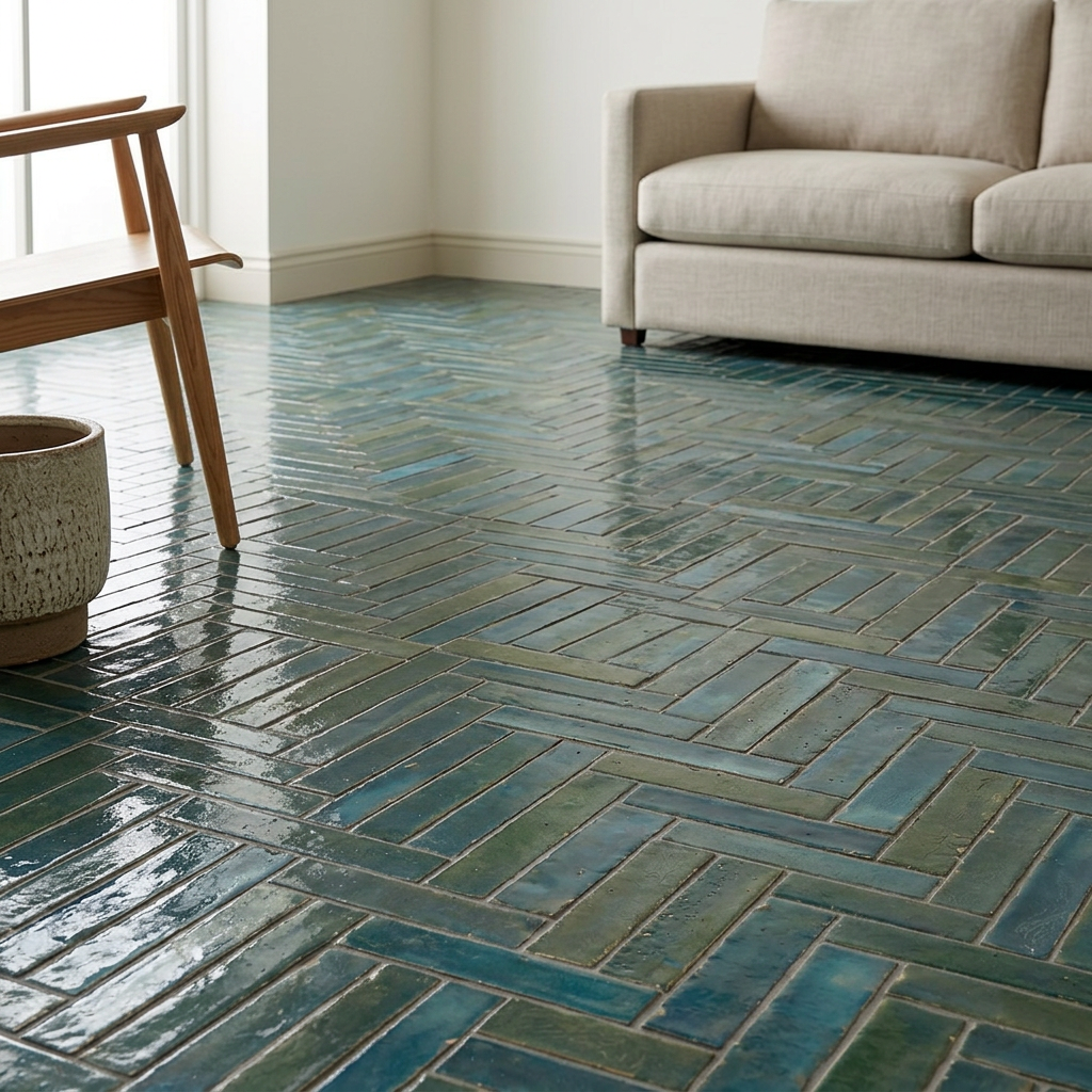 Tile visualized in a bathroom