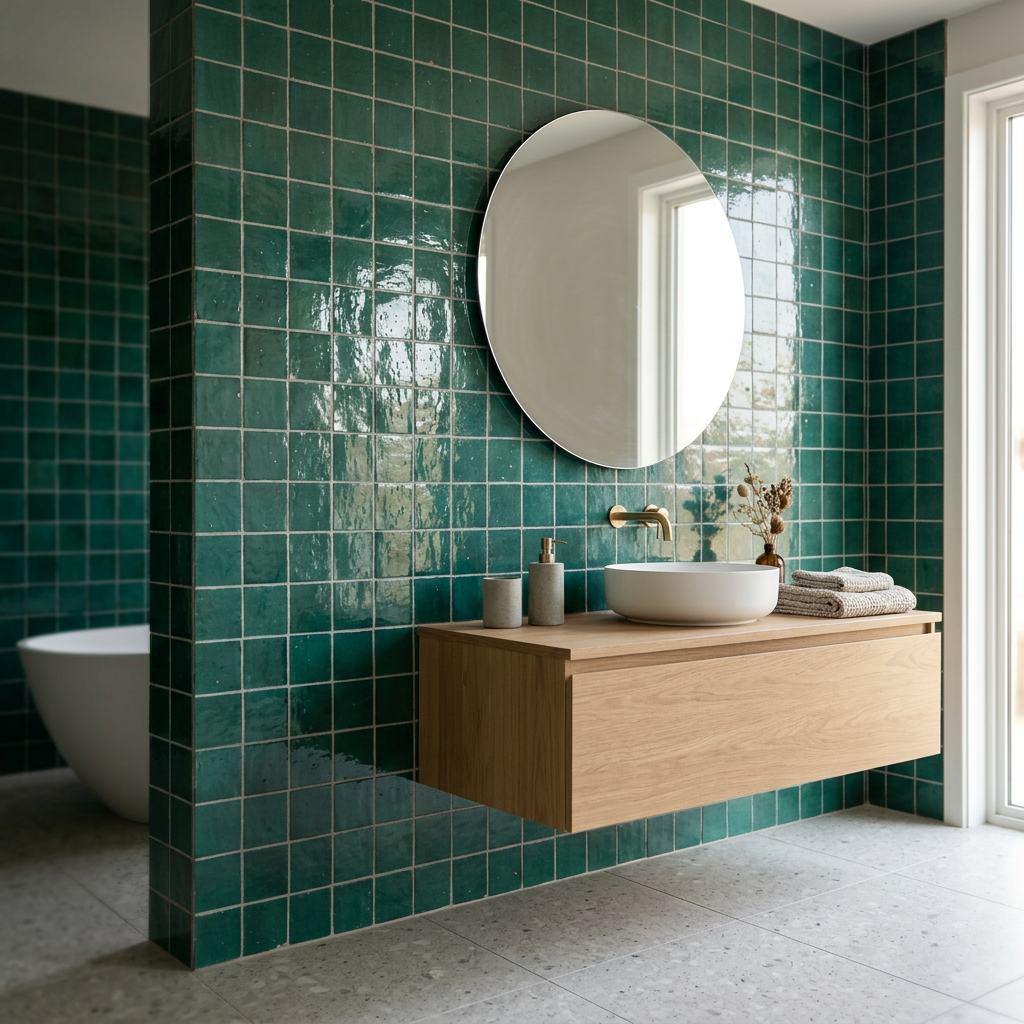 Tile visualized in a bathroom