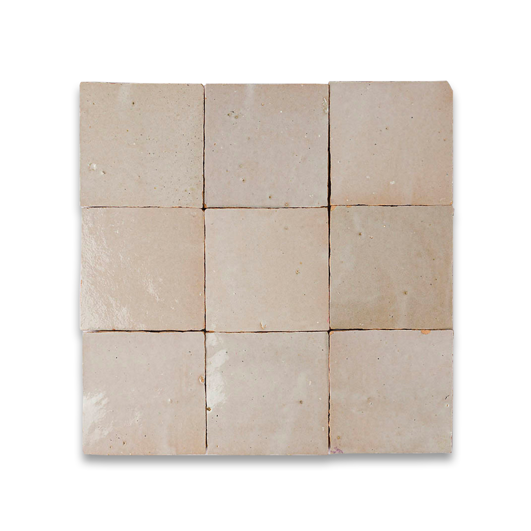 cream zellige tile
