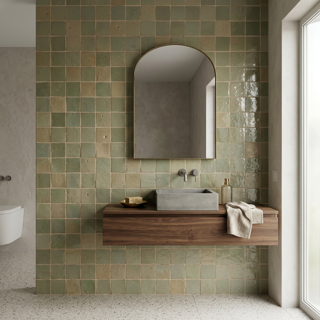 Tile visualized in a bathroom