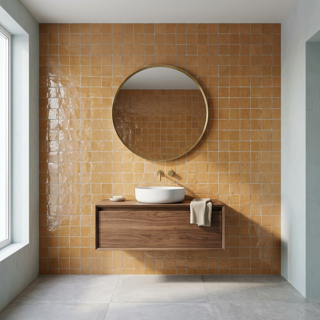 Tile visualized in a bathroom