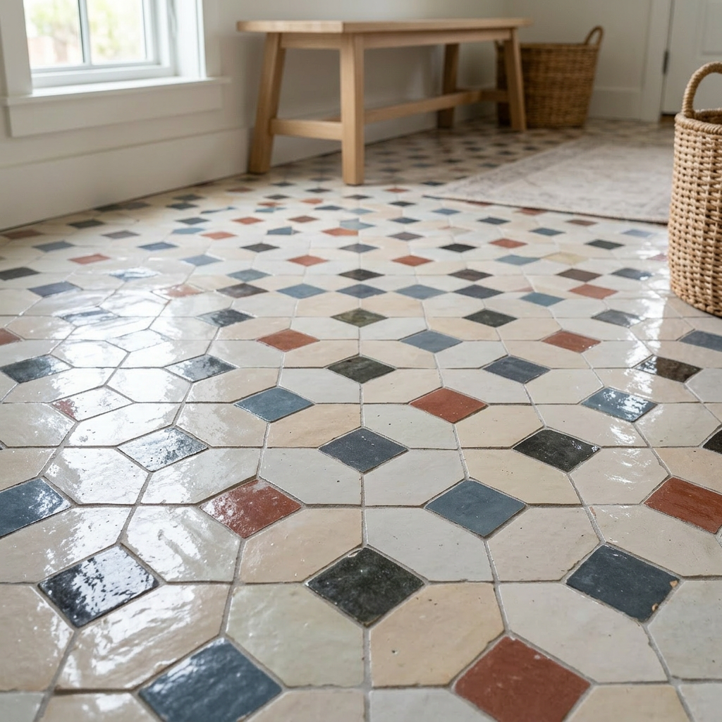 Tile visualized in a bathroom