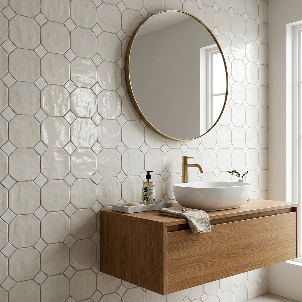 Tile visualized in a bathroom