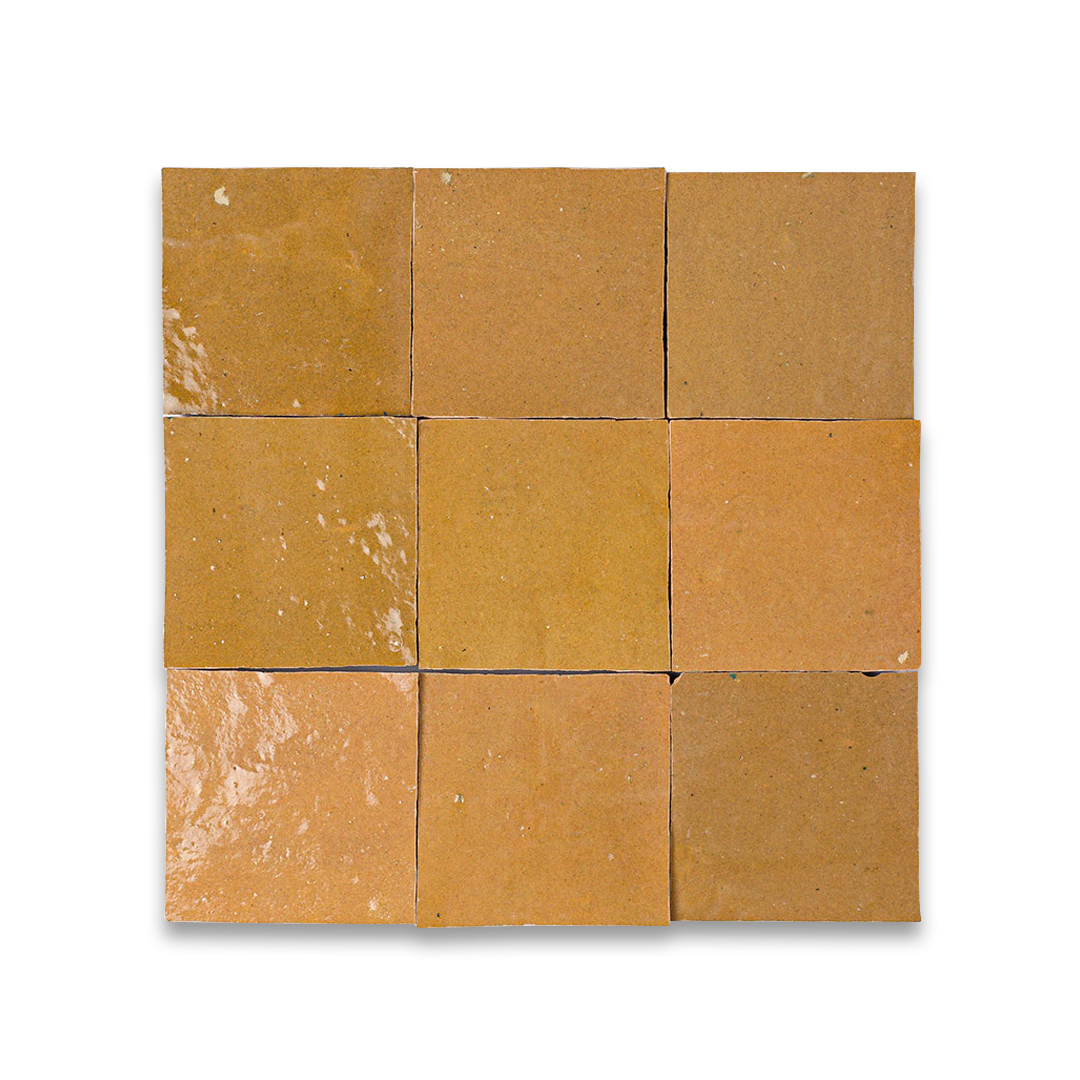 brown zellige tile
