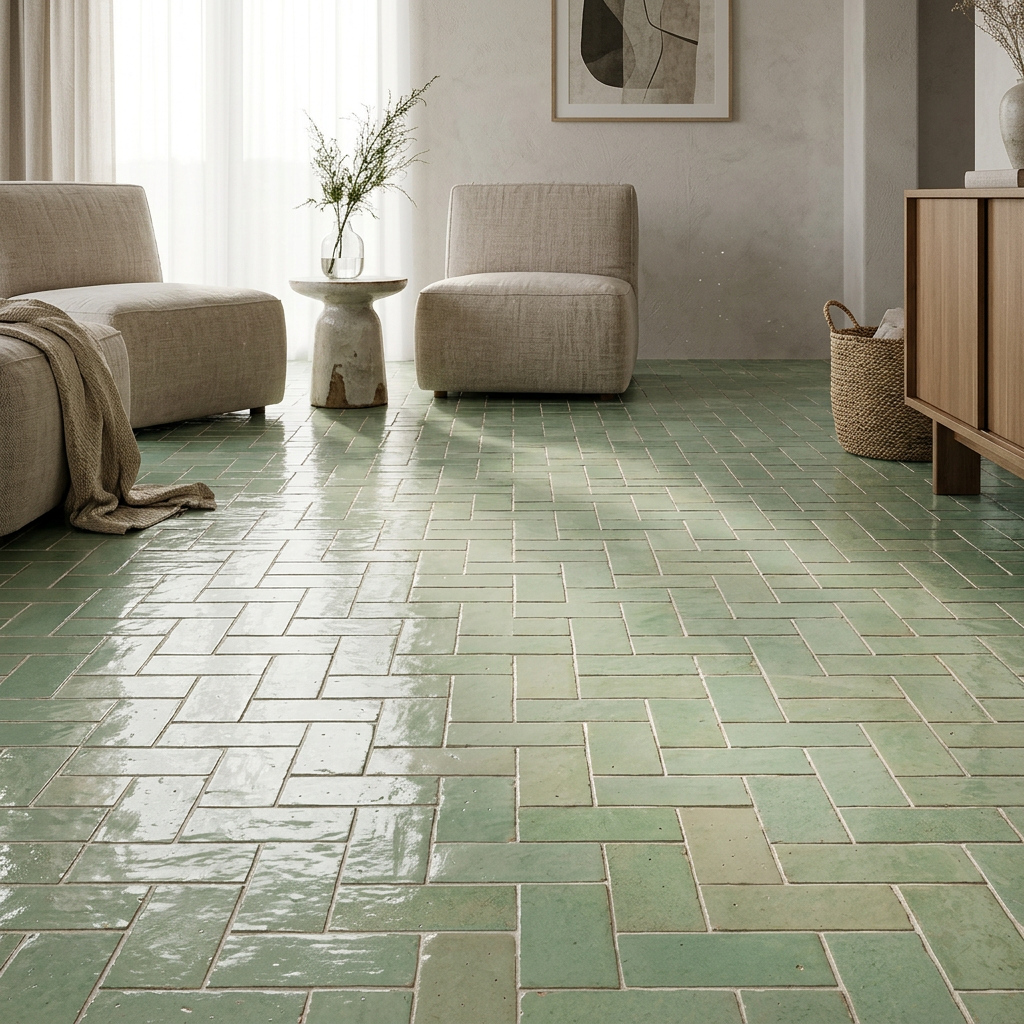 Tile visualized in a bathroom