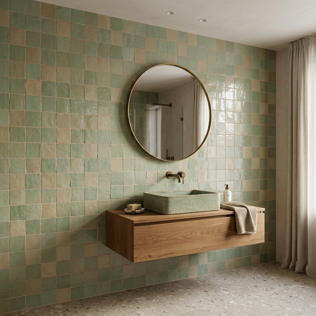 Tile visualized in a bathroom