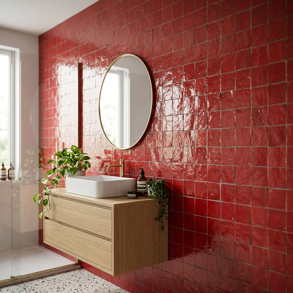 Tile visualized in a bathroom