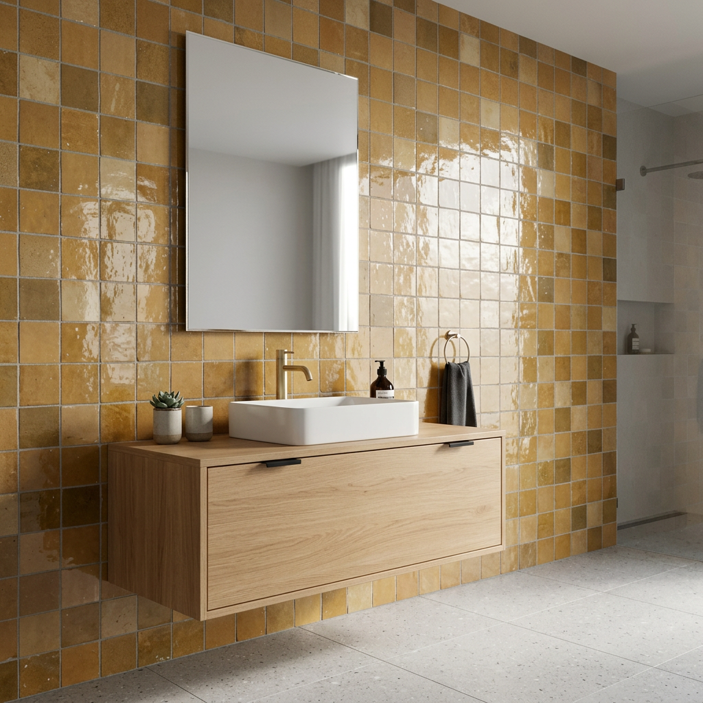 Tile visualized in a bathroom
