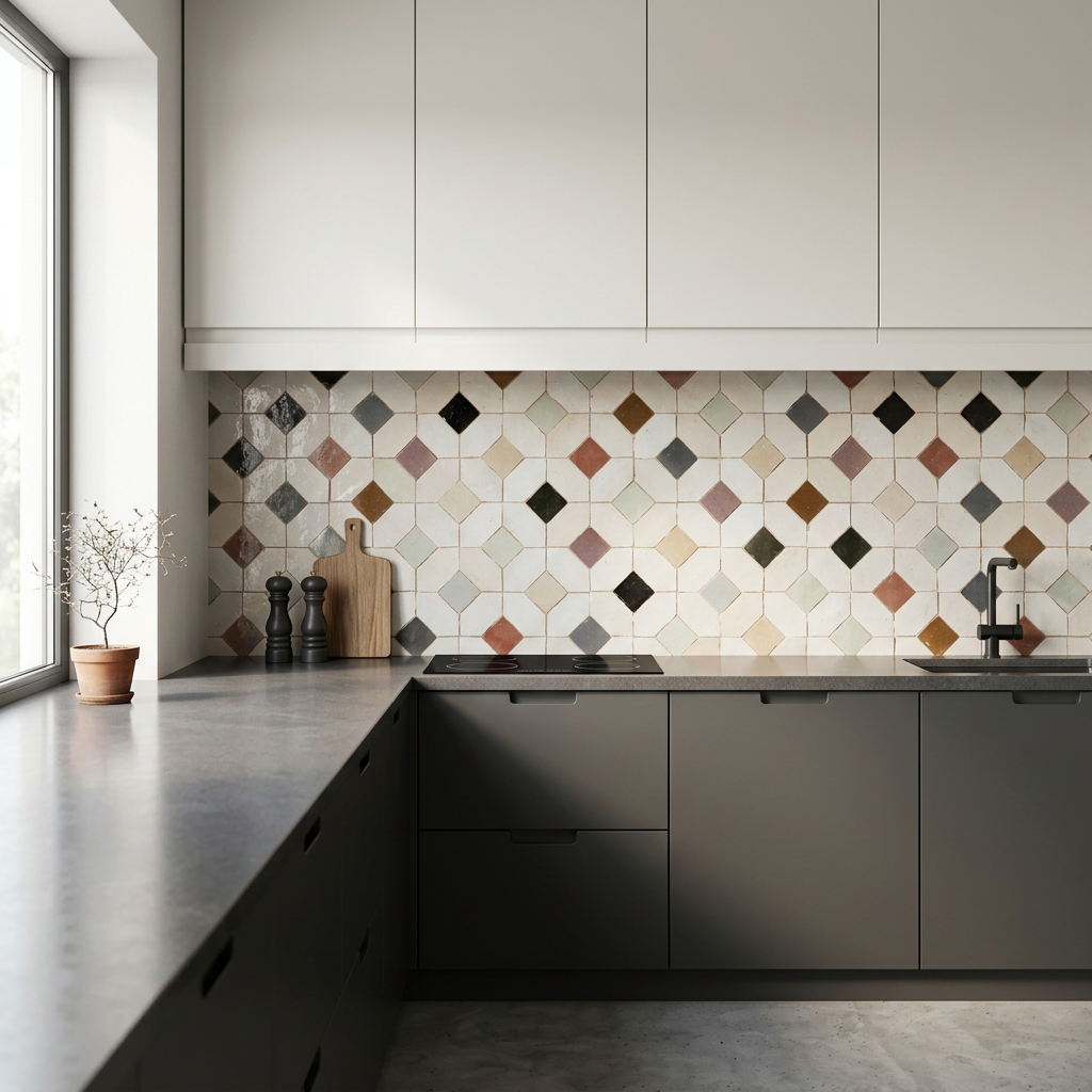 Tile visualized in a bathroom