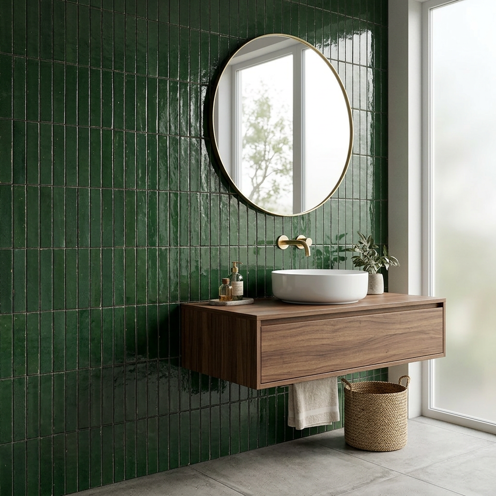 Tile visualized in a bathroom