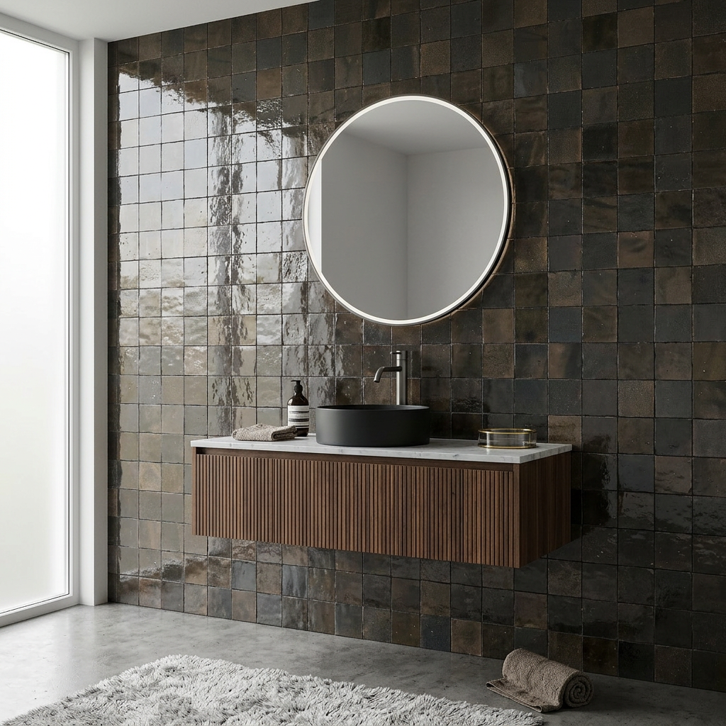 Tile visualized in a bathroom