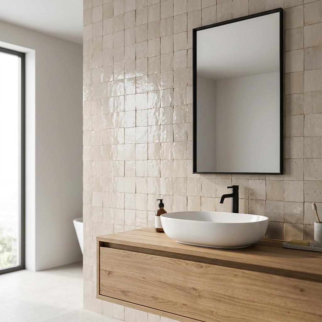 Tile visualized in a bathroom