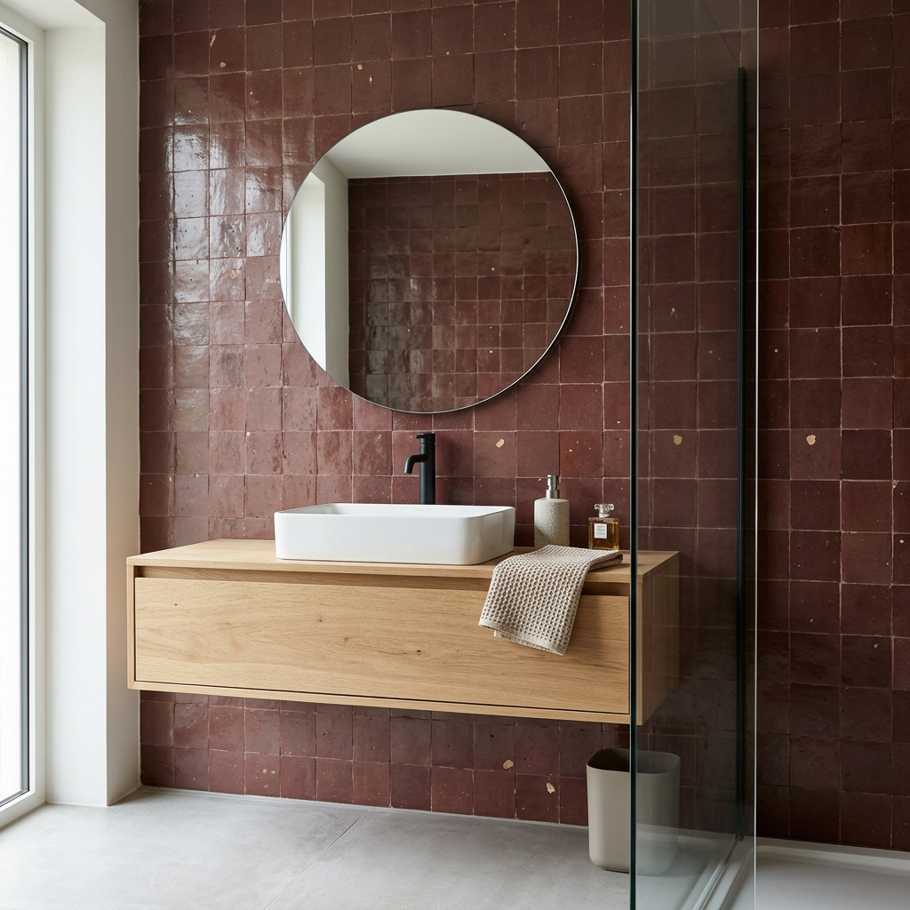 Tile visualized in a bathroom
