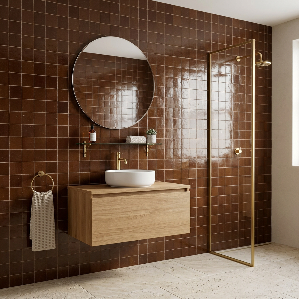 Tile visualized in a bathroom