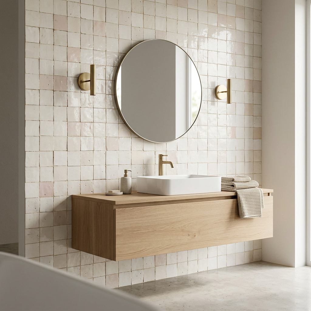 Tile visualized in a bathroom