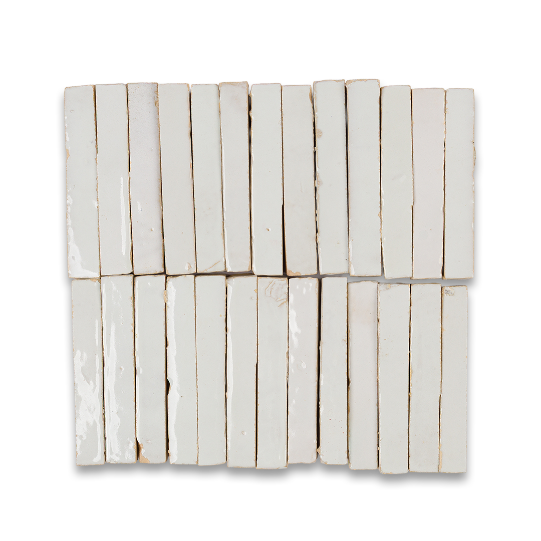 white zellige tile