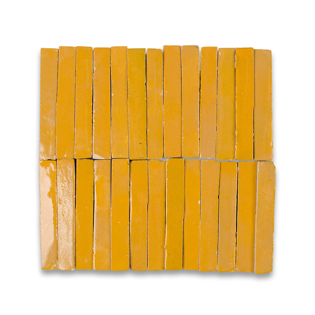 yellow zellige tile
