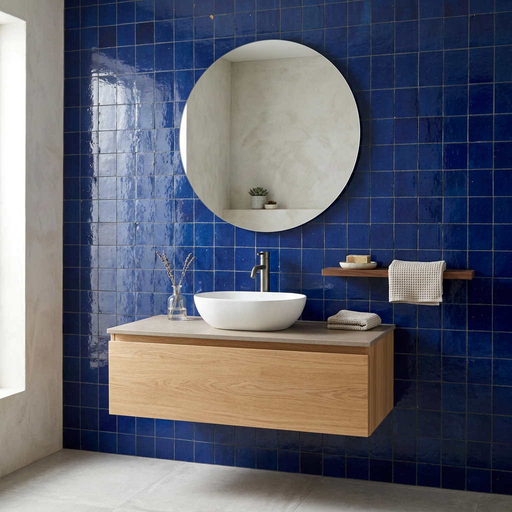 Tile visualized in a bathroom
