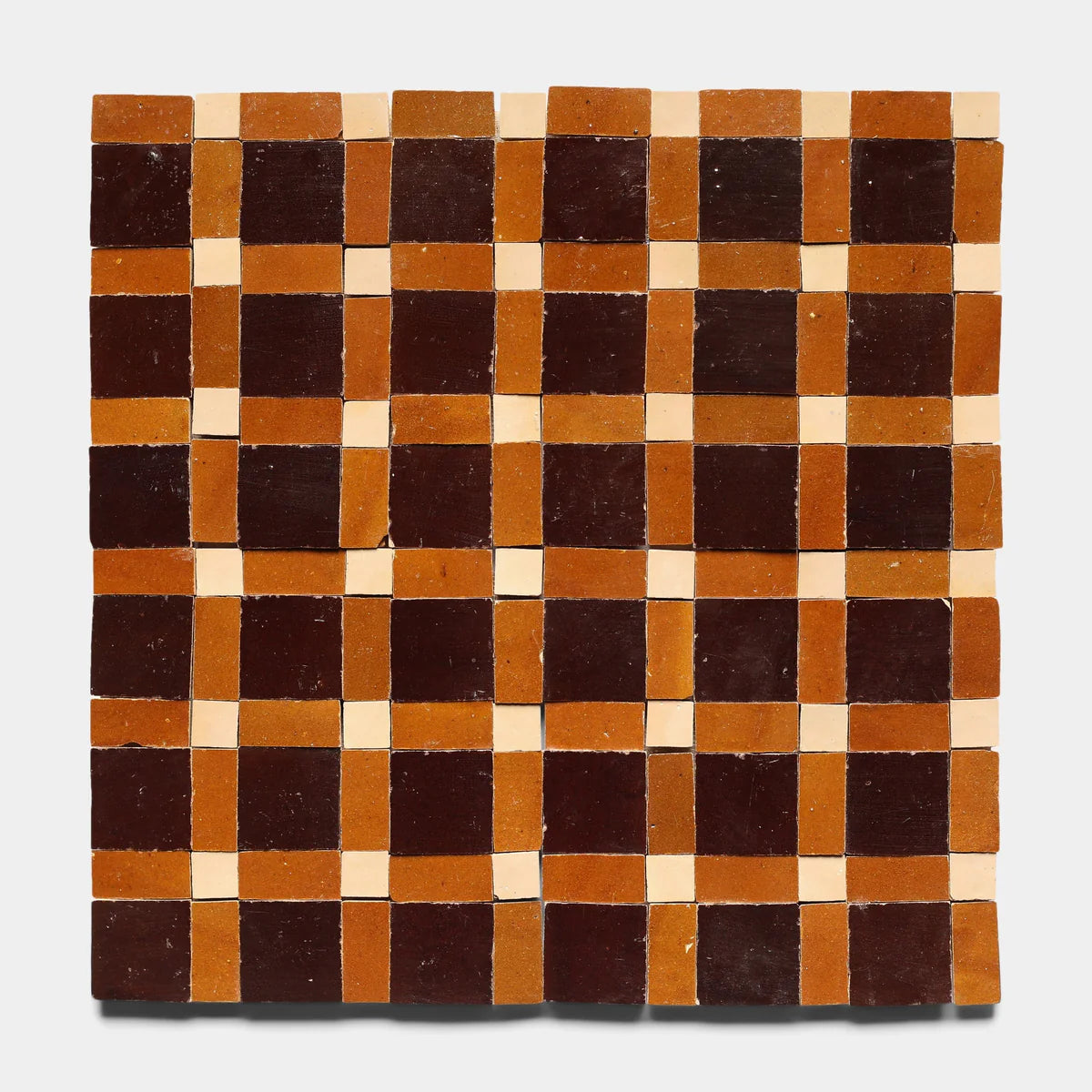 Deep Caramel Honey Terracotta Souk Mosaic Moroccan Zellige Tile