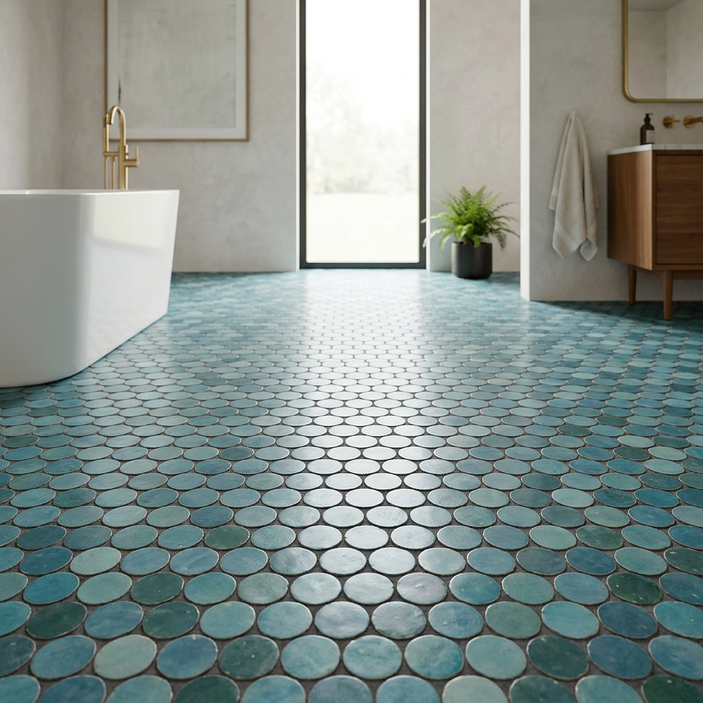 Tile visualized in a bathroom