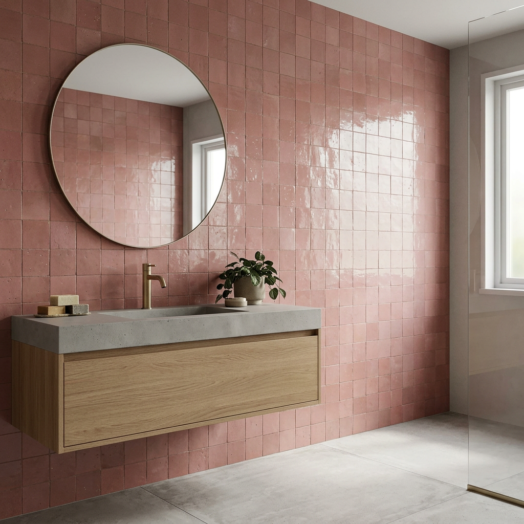 Tile visualized in a bathroom