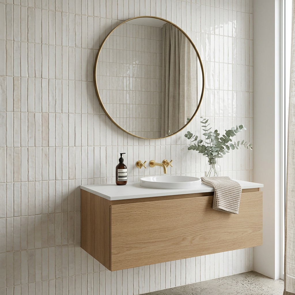 Tile visualized in a bathroom