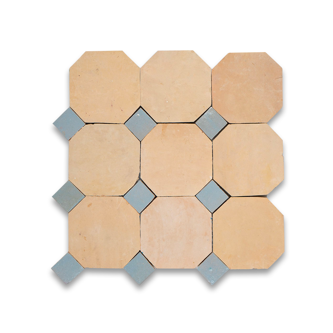 grey octagon zellige tile