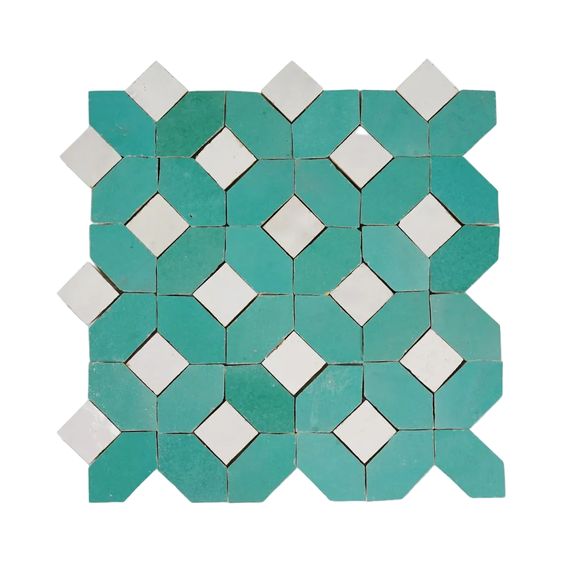 Teal Zellige Tile