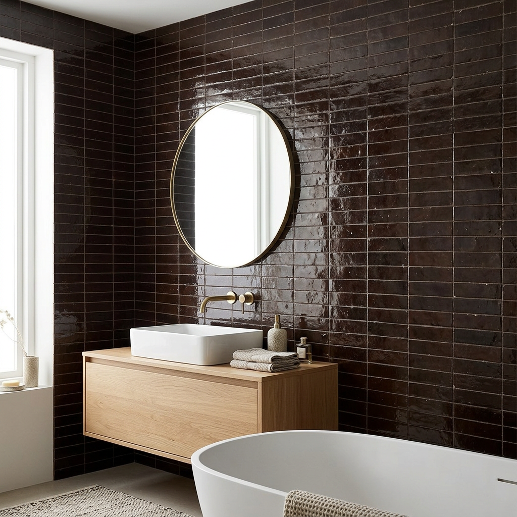 Tile visualized in a bathroom