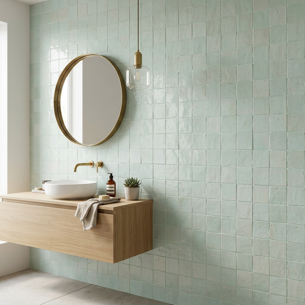 Tile visualized in a bathroom
