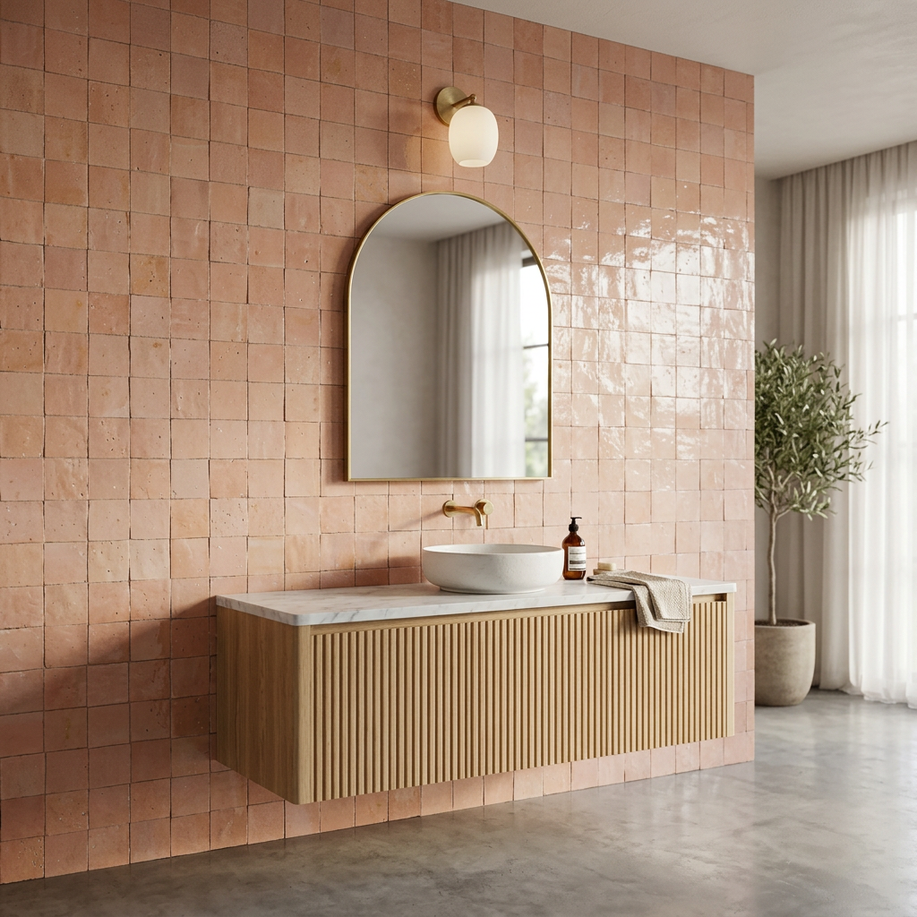 Tile visualized in a bathroom