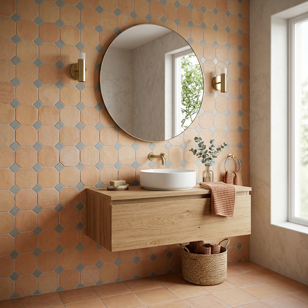 Tile visualized in a bathroom