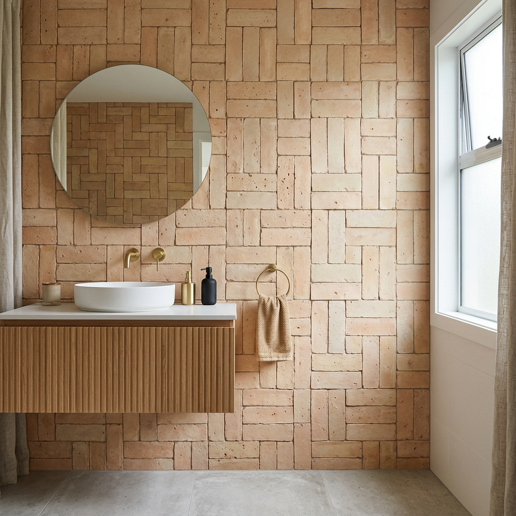 Tile visualized in a bathroom