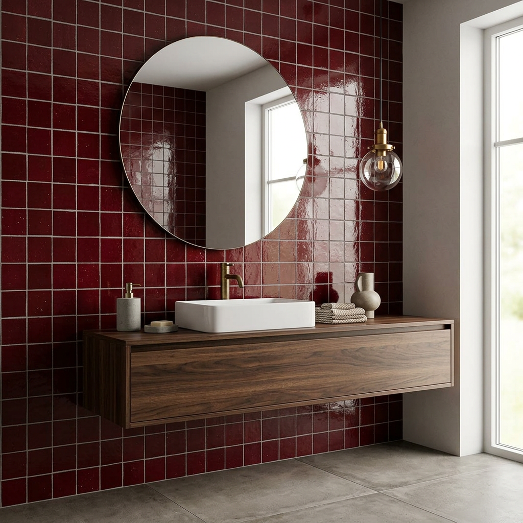 Tile visualized in a bathroom