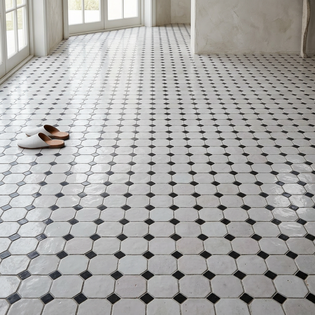 Tile visualized in a bathroom