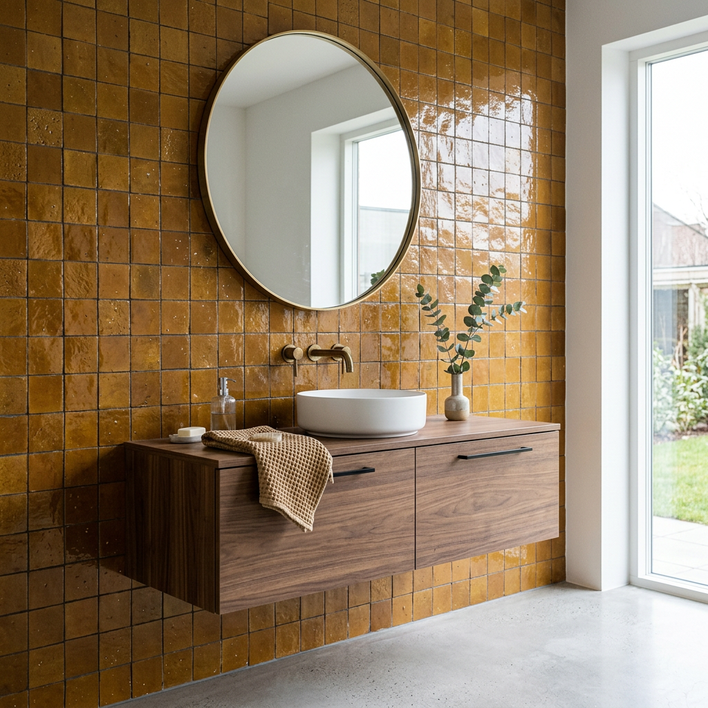 Tile visualized in a bathroom