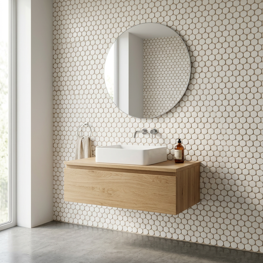 Tile visualized in a bathroom