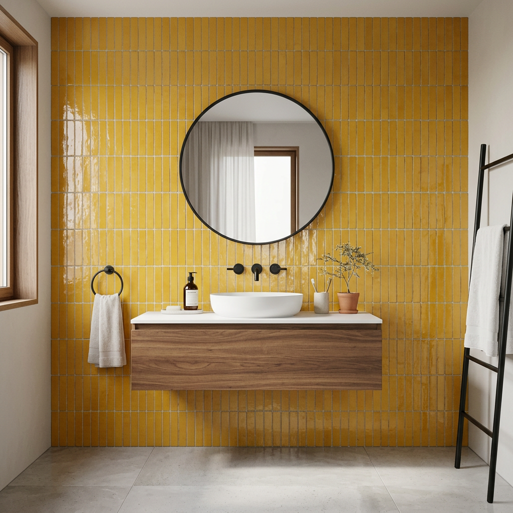 Tile visualized in a bathroom