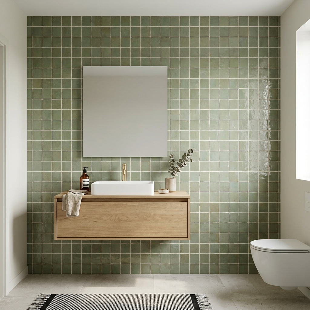 Tile visualized in a bathroom